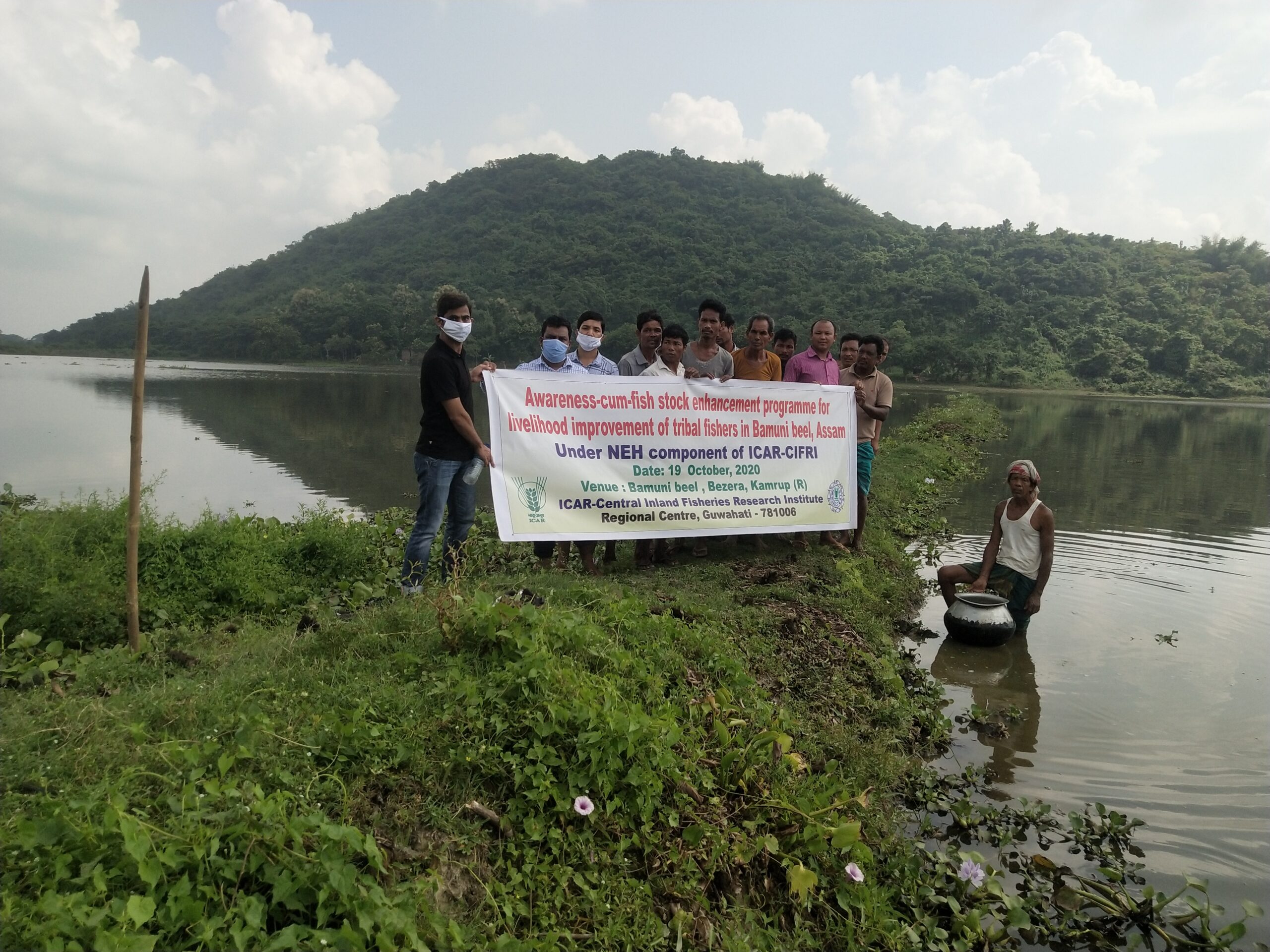 Fish stock enhancement programme for livelihood improvement of tribal fishers in Bamuni beel, Assam