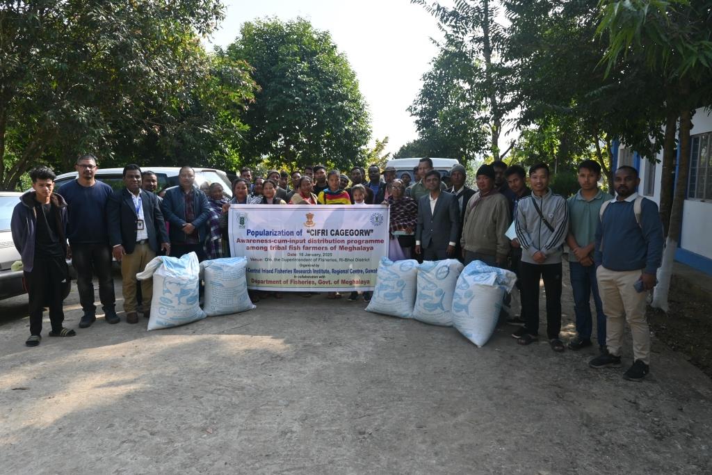 CIFRI-CAGE GROW popularized in aspirational district of Meghalaya