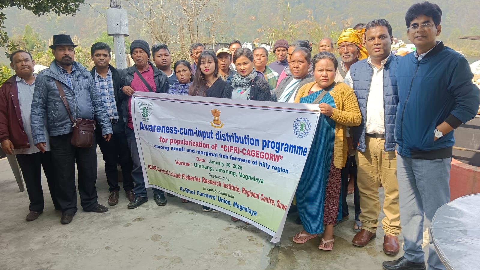 CIFRI-CAGEGROW popularized among small and marginal farmers of hilly region, Meghalaya