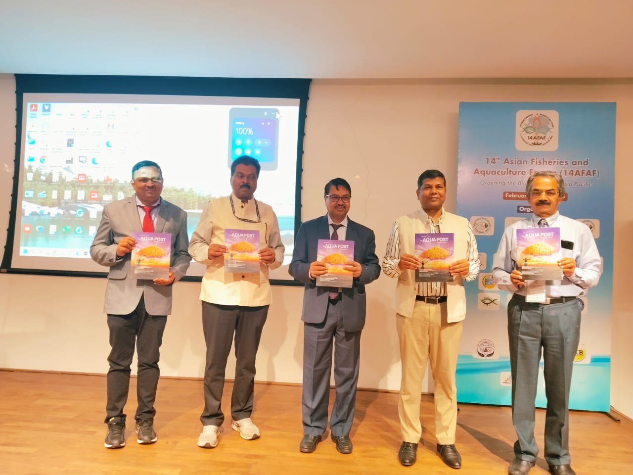 Dr J K Jena, DDG-Fisheries releases special edition of Aqua Post