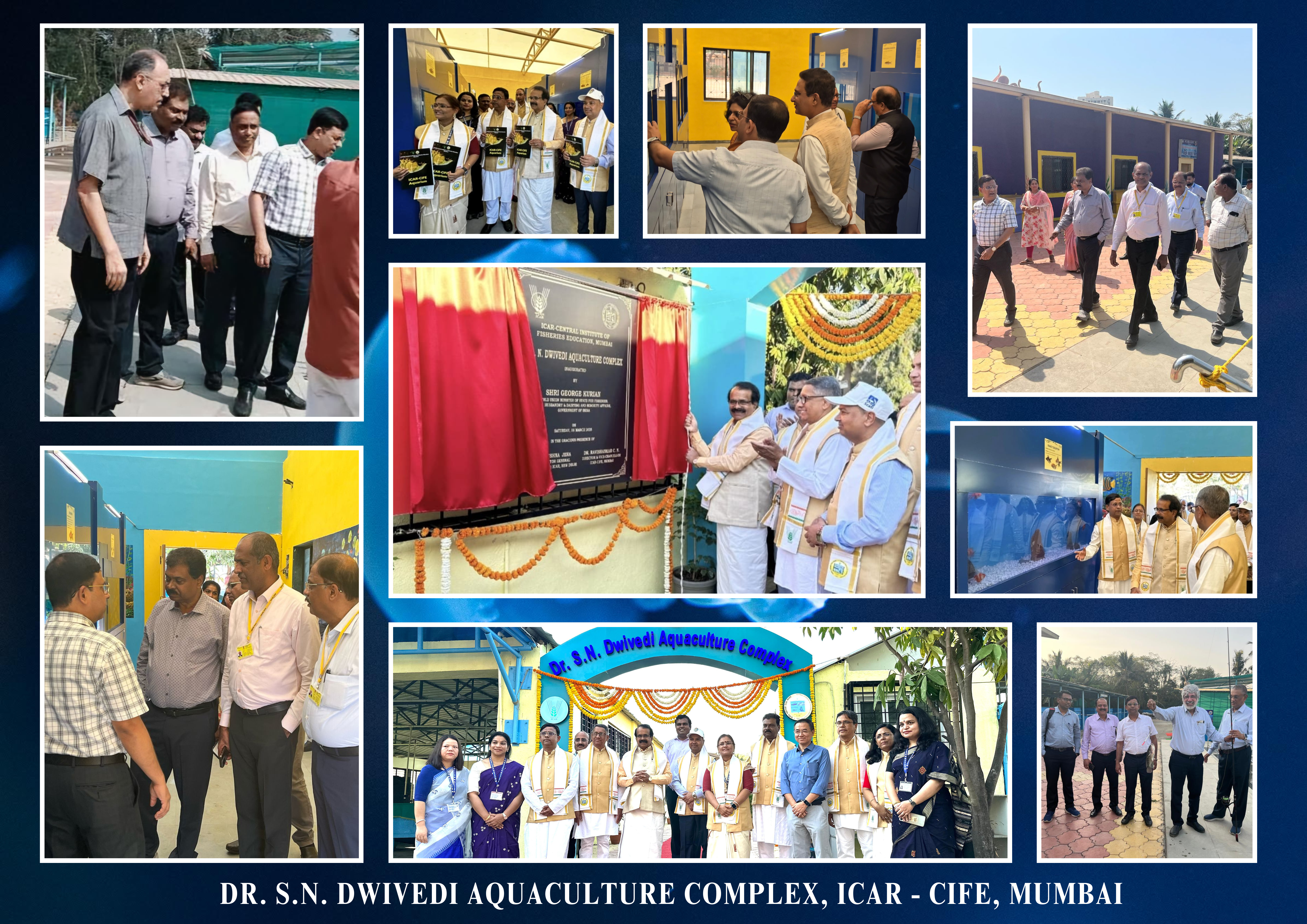 Inauguration of Dr. S.N. Dwivedi Aquaculture Complex at ICAR-CIFE