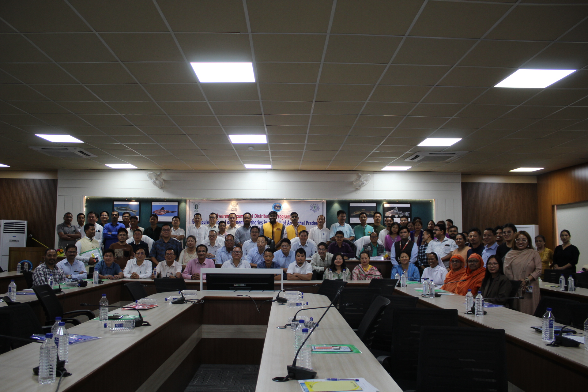 Popularization of ornamental fisheries in schools of Arunachal Pradesh by ICAR-CIFRIand the State Fisheries Department