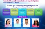 ICAR-CIFT Patents Waterless Transport Technology